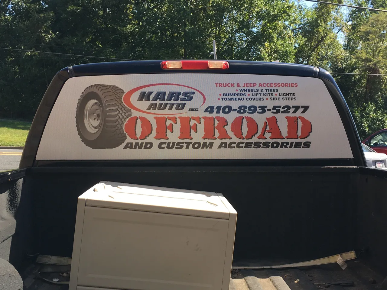 Perforated Window Vinyl